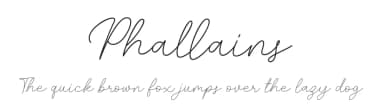 Phallains by Hendra Pratama — Script Handwritten Font — thumbnail 1