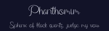 Phanthomim by TSA Creative — Script Handwritten Font — thumbnail 2