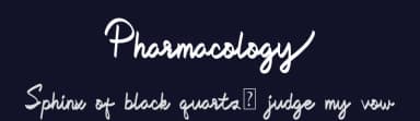 Pharmacology by aptfahmi — Script Handwritten Font — thumbnail 2
