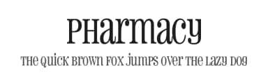Pharmacy by Harold's Fonts — Sans Serif Font — thumbnail 1