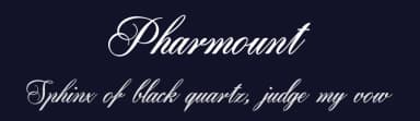 Pharmount by Måns Grebäck — Script Handwritten Font — thumbnail 2