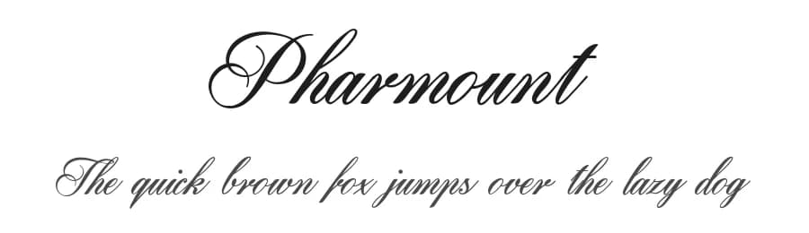Pharmount by Måns Grebäck — Script Handwritten Font