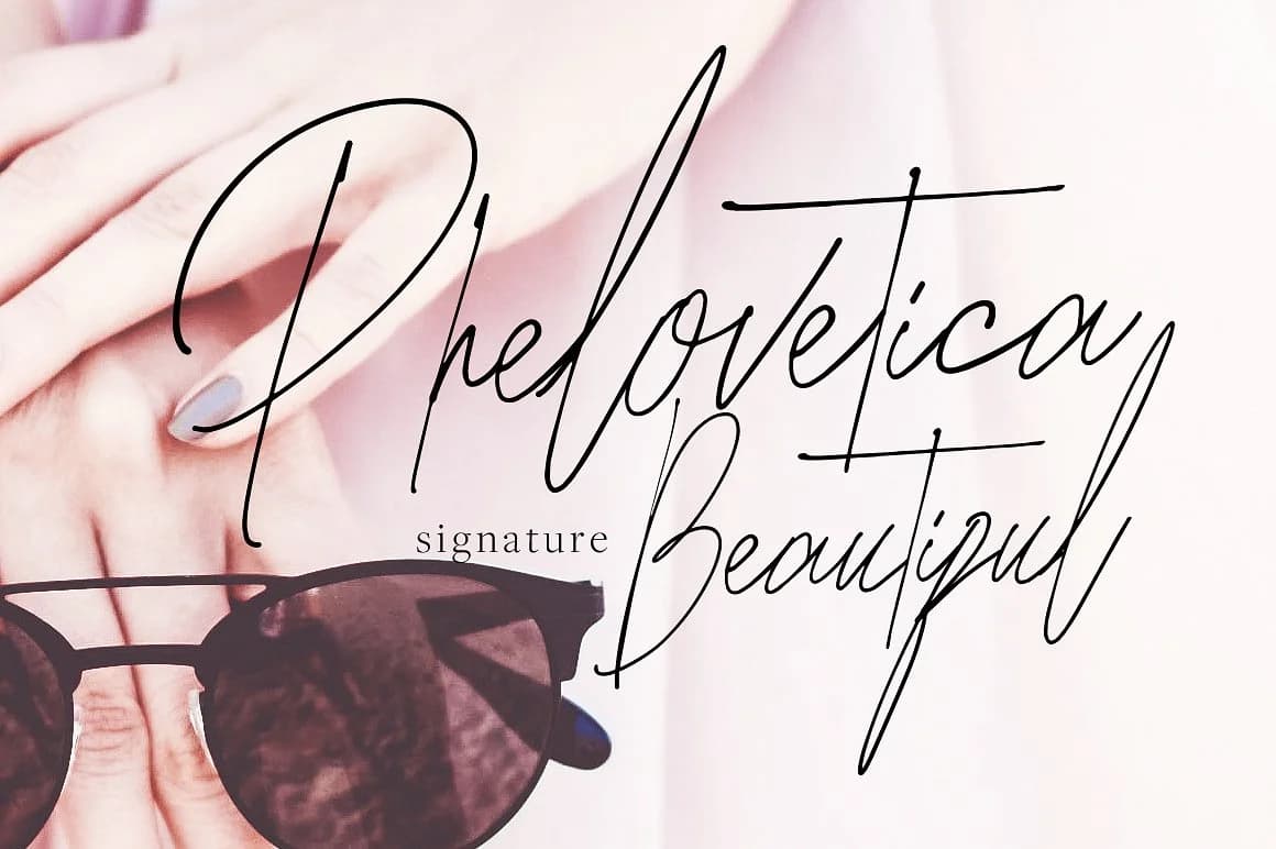 Phelovetica Font by bloomxxvi — Script Handwritten Font