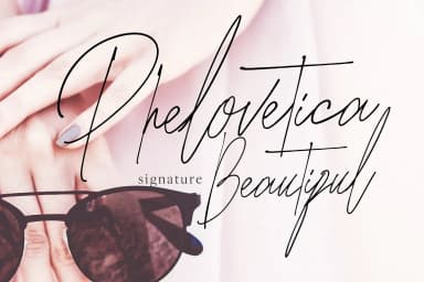 Phelovetica Font by bloomxxvi — Script Handwritten Font — thumbnail 1