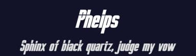 Phelps by Pixel Sagas — Sans Serif Font — thumbnail 2
