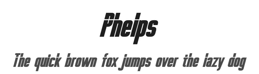 Phelps by Pixel Sagas — Sans Serif Font