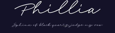 Phillia by Saridezra — Script Handwritten Font — thumbnail 2