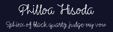 Philloa Hisoda by Dhabee Studio — Script Handwritten Font — thumbnail 2