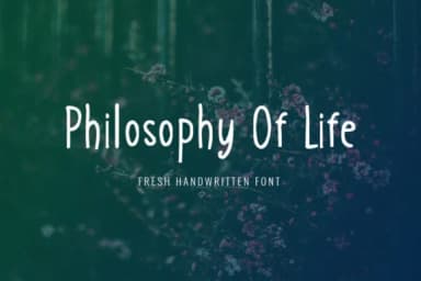 Philosophy of Life Font by FontCove — Script Handwritten Font — thumbnail 1