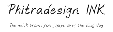 Phitradesign INK by Shaped Fonts — Script Handwritten Font — thumbnail 1
