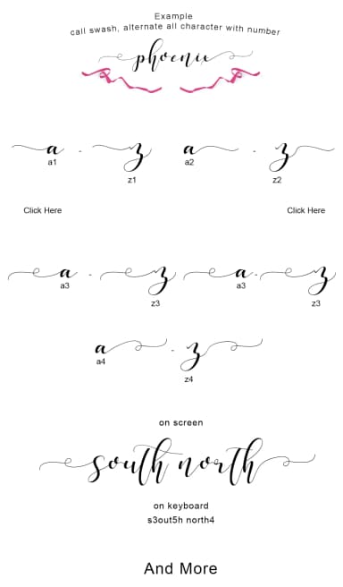 Phoenix Font by Teweka — Script Handwritten Font — thumbnail 2