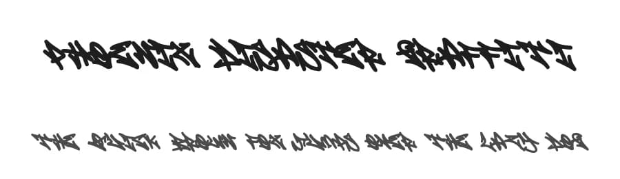 Phoenix Disaster Graffiti by Cikareotype Studio — Script Handwritten Font