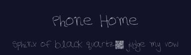 Phone Home by Xerographer Fonts — Script Handwritten Font — thumbnail 2