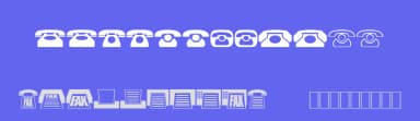 Phones by Signart — Dingbats Font — thumbnail 3