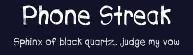 Phone Streak by Marcus Byrne — Script Handwritten Font — thumbnail 2