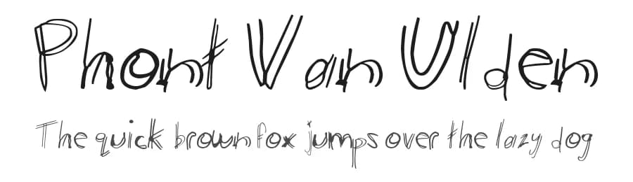 Phont Van Ulden by SassyTuna — Script Handwritten Font