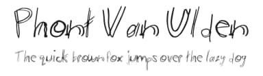 Phont Van Ulden by SassyTuna — Script Handwritten Font — thumbnail 1