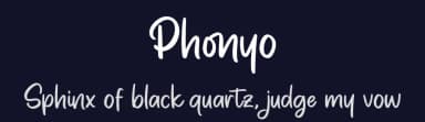 Phonyo by Vunira Design — Script Handwritten Font — thumbnail 2