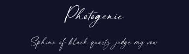 Photogenic by Ef Studio — Script Handwritten Font — thumbnail 2