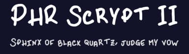 PHR Scrypt II by Pedro Rocha — Script Handwritten Font — thumbnail 2