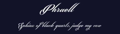 Phraell by Måns Grebäck — Script Handwritten Font — thumbnail 2