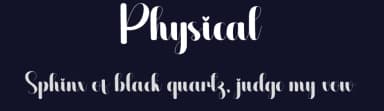 Physical by Scratchones — Script Handwritten Font — thumbnail 2