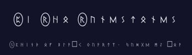 Pi Rho Runestones by Peter Rempel — Dingbats Font — thumbnail 2