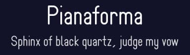 Pianaforma by Michele Giordano — Sans Serif Font — thumbnail 2
