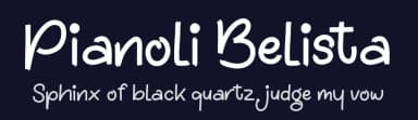 Pianoli Belista by Afika Studio — Script Handwritten Font — thumbnail 2