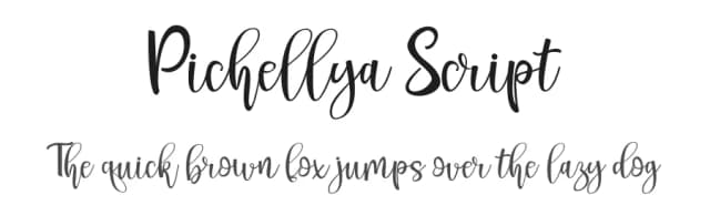 Pichellya Script by Alstudiossa — Script Handwritten Font