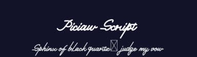Piciaw Script by Freeject Graphic — Script Handwritten Font — thumbnail 2