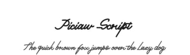 Piciaw Script by Freeject Graphic — Script Handwritten Font — thumbnail 1