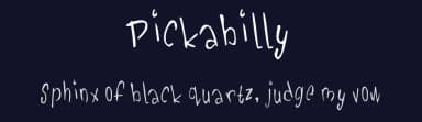 Pickabilly by Uddi Uddi — Script Handwritten Font — thumbnail 2