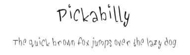 Pickabilly by Uddi Uddi — Script Handwritten Font — thumbnail 1