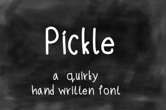 Pickle Font by ashley_lynne18 — Script Handwritten Font — preview 1