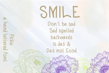 Pickle Font by ashley_lynne18 — Script Handwritten Font — thumbnail 3