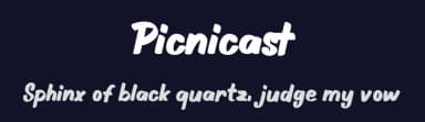 Picnicast by Maulana Creative — Script Handwritten Font — thumbnail 2