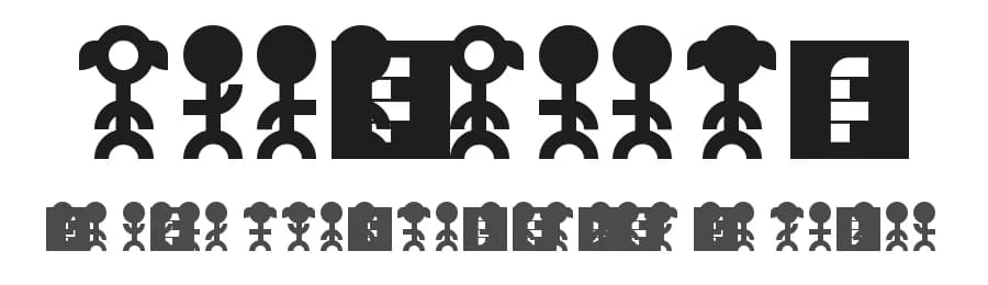 Picto Peeps by crispycraker — Dingbats Font