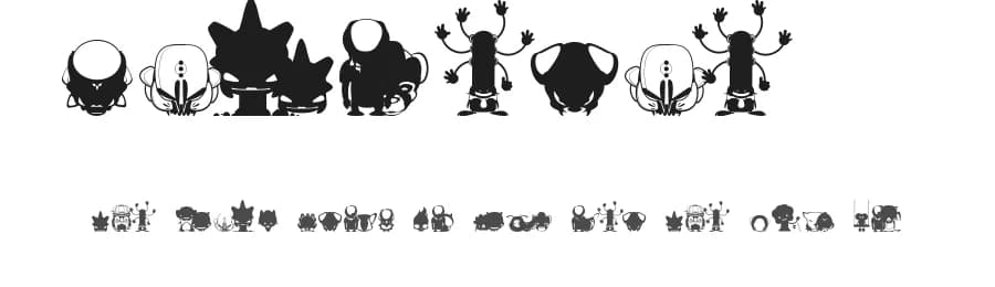 Pictoserie 5 by Maelle.K | Thomas Boucherie — Dingbats Font