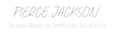 Pierce Jackson by Balpirick Studio — Script Handwritten Font — thumbnail 1