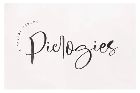 Pierogies Script Font by Discipline — Script Handwritten Font
