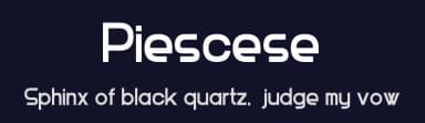 Piescese by Chequered Ink — Sans Serif Font — thumbnail 2