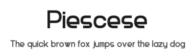 Piescese by Chequered Ink — Sans Serif Font — thumbnail 1