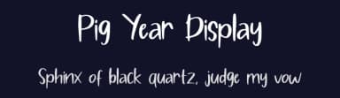 Pig Year Display by Khurasan — Script Handwritten Font — thumbnail 2