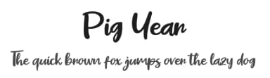 Pig Year by Khurasan — Script Handwritten Font — thumbnail 1