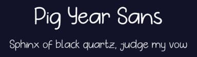 Pig Year Sans by Khurasan — Script Handwritten Font — thumbnail 2