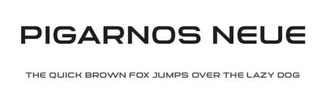 Pigarnos Neue by Mo Ya — Sans Serif Font
