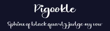 Pigookle by nomlimofont — Script Handwritten Font — thumbnail 2