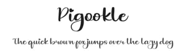 Pigookle by nomlimofont — Script Handwritten Font — thumbnail 1