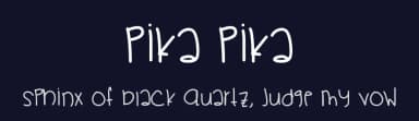 Pika Pika by Des Gomez — Script Handwritten Font — thumbnail 2